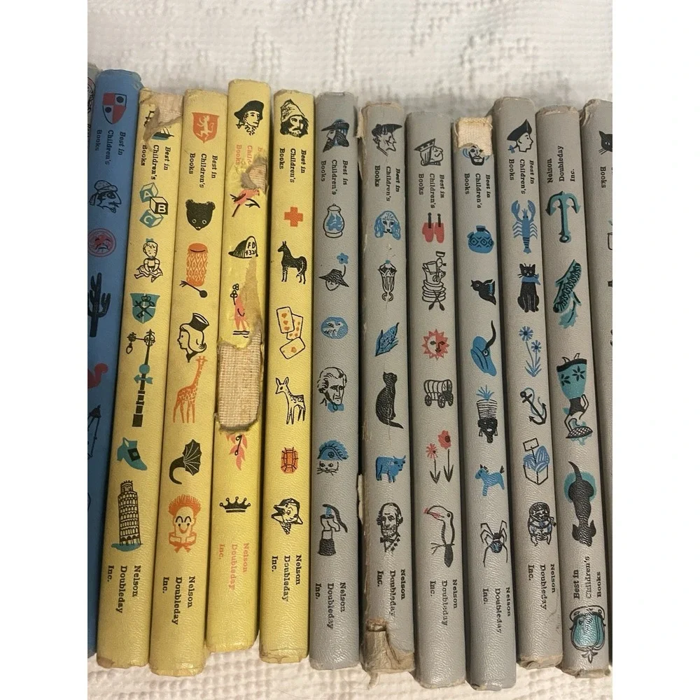 Best In Children's  Books by Nelson Doubleday Vintage 1957 -1961 Lot Of 20